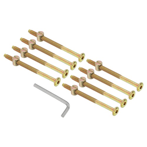 90mm bunk bed bolts 8pcs - 90mm,