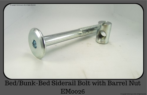 Bed bunk - siderail, bolt